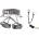 Ocún Via Ferrata Twist set Размер: M-XL / Цвят: сив