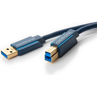 Clicktronic 11.90.1342 USB 3.0, USB3.0 A(M) - USB3.0 B(M), 1,8m