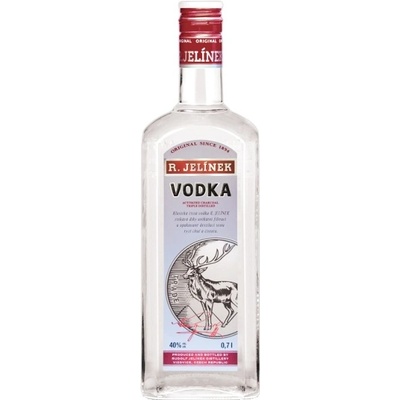 Rudolf Jelínek Vodka 40% 0,7 l (čistá fľaša)