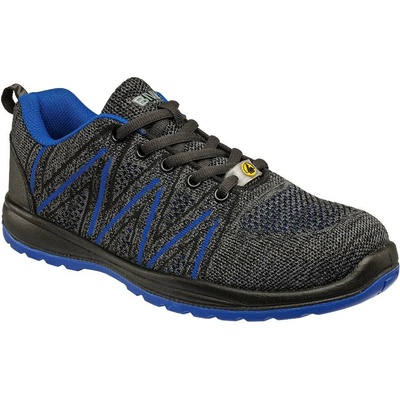 Bennon KNITTER S1 ESD Blue Low šedá/modrá