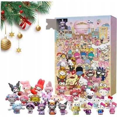 Sanrio Adventní Kalendář Hello Kitty Kuromi 24 ks – Hledejceny.cz