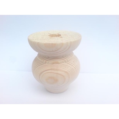 noha skříňová typ1, 75x65mm smrk NOHA1sm