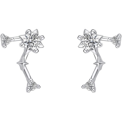 Silenti Jewelry Сребърни обеци "Съзвездие Рак