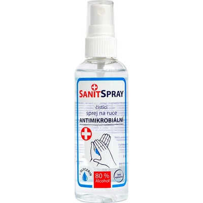 Alpa SanitSpray Antimikrobiální bezoplachový čistící sprej na ruce 100 ml