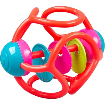 Bam Bam Бебешка дрънкалка Bam Bam - Топка, лилава (515063)