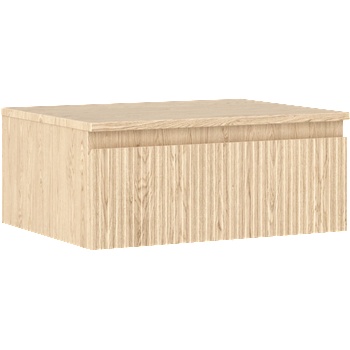 Mexen Rivel шкаф за баня под мивка 60 см с плот, 1 чекмедже, рифлен, дъб - 91A20-06023-1-BFC81 (91A20-06023-1-BFC81)