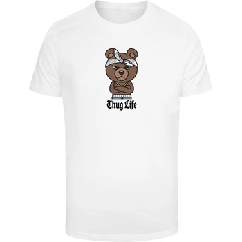 Mister Tee Тениска в бяло Mister Tee Bandana Bear SketchUB-MT3805-00220 - Бял, размер S