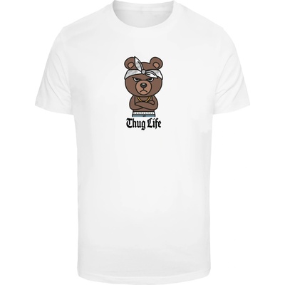 Mister Tee Тениска в бяло Mister Tee Bandana Bear SketchUB-MT3805-00220 - Бял, размер S