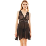 Anais Margaritha Chemise Black L/XL
