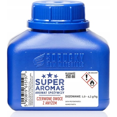 Super Aromas Aroma Červené ovocie s anízom 250 ml