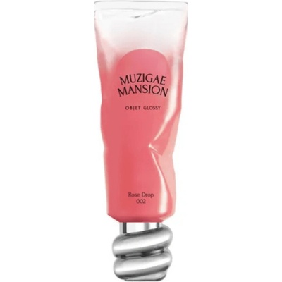 Muzigae mansion Objet Glossy hydratačný lesk na pery 002 Rose Drop 6 g