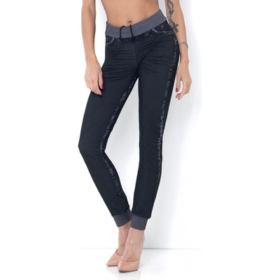 Intimidea dámske športové jeans baggy D4S.lab black