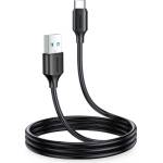 JOYROOM Кабел с гумирана оплетка за устройства с USB-C порт (100 см) - Joyroom Long Lasting USB-A to USB-C Cable 3А (черен) (А9)