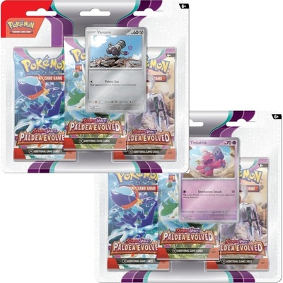 Pokémon TCG Paldea Evolved 3 Pack Blister Booster – Zboží Mobilmania
