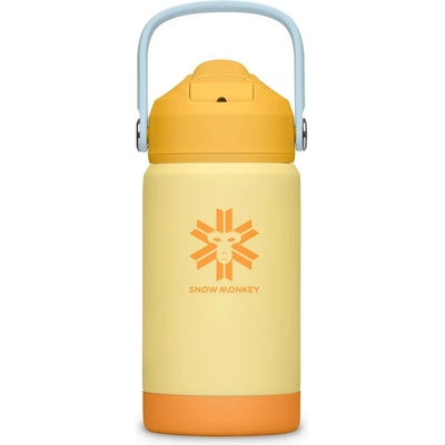 Snow Monkey dětská termoska Kids 350 ml žlutá