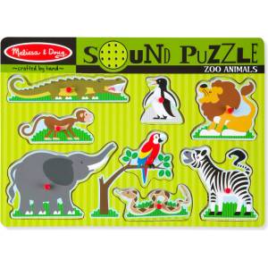 Melissa & Doug Zoo Animals Sound Puzzle (10727)