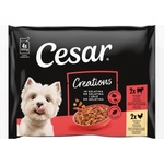Cesar Creations паучове с говеждо и пилешко в желе 4 x 100 g