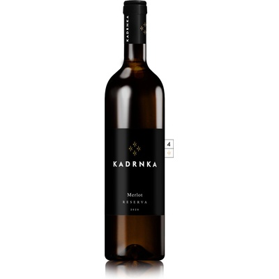 Kadrnka K4 Merlot Reserva 2020 14% 0,75 l (holá láhev)