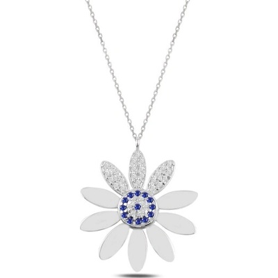 Olivie Strieborný náhrdelník daisy 5562