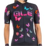 Alé Дамска фланелка с къс ръкав за колоездене Alé Women's Butterfly Jersey Cycling jersey - Black - размер XL (156-1042-0115)