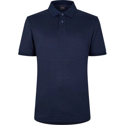 Boss Блуза с яка Boss Men's PeInterlock Short-Sleeve Polo Shirt - Dark Blue 404