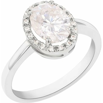 Eppi Prsten s moissanitem a lab-grown diamanty Arya R43557
