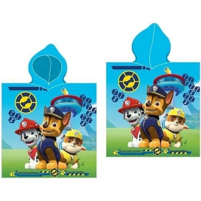 Faro pončo Paw Patrol parta micro polyester mikrovlákno 50 x 100 cm