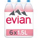 Evian minerální voda neperlivá 6 x 1,5 l