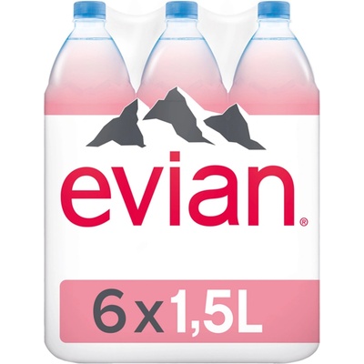 Evian minerální voda neperlivá 6 x 1,5 l