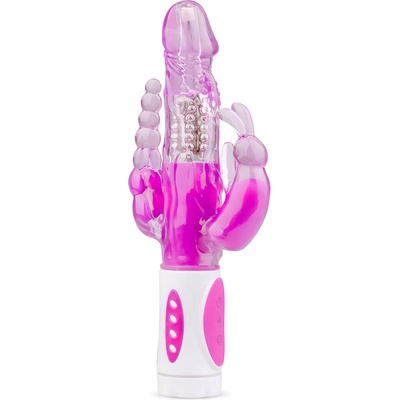 EasyToys Raving Rabbit - 3-върхов вибратор (розов)