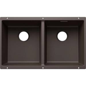 BLANCO Subline 350/350 - Мивка от Silgranit, 76x46 см, цвят кафе 527832 (527832) Мивка за вграждане