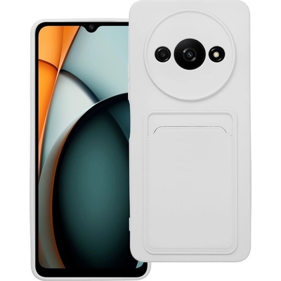 Card case pouzdro / kryt s přihrádkou Xiaomi Redmi A3 bílé