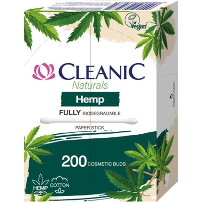 Cleanic Hemp vatové tyčinky 200 ks