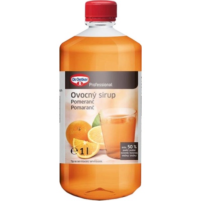 Dr Oetker Sirup ovocný pomeranč min 50%pod ov 1 l