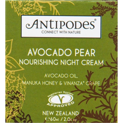 Antipodes krém výživný nočný Avocado Pear 60 ml