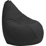 PUFRELAX Калъф за пуф круша, 160л. , Nirvana Light - Eerie Black (COVER_PUF-G-NL-PT-ERBL) - topmarket