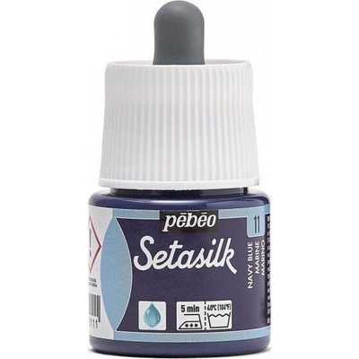 Pébéo Setasilk Копринена боя 11 Navy Blue 45 ml 1 бр (69.4011)
