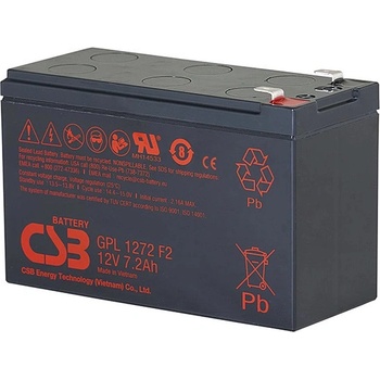 CSB GPL1272 F2 12V 7,2Ah