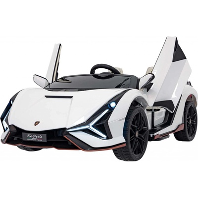 Mamido Elektrické autíčko Lamborghini Sian biela