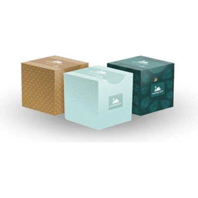 Harmony vreckovky papierové 3-vrstvové cube box 60 ks