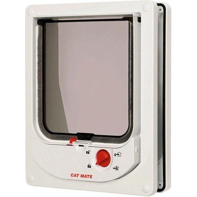 Cat Mate 4-way Cat-Flap dvířka magnetická bílá 19,5 x 24,2 cm – Sleviste.cz
