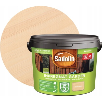 Sadolin Zahradní impregnace na dřevo 9L Světlý Borovice