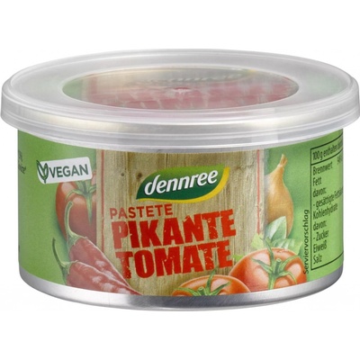 Dennree Paštéta Pradajková pikant BIO vegan 125 g