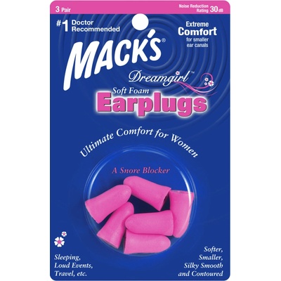 Mack's Dreamgirl štuple do uší 3 páry