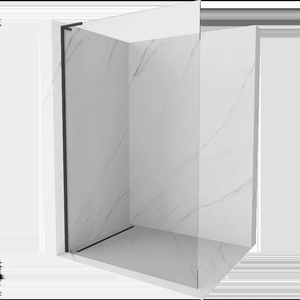Mexen Kioto L Стена за душ Walk-in 95 x 200 см, прозрачна, черна - 800-095-103-70-00 (800-095-103-70-00)