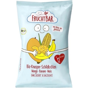 FruchtBar BIO Křupky Želvy - Kukuřice mango a banán 3 x 30 g