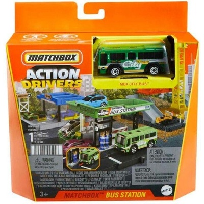 Matchbox Action Drivers Bus Station a Mbx City Bus
