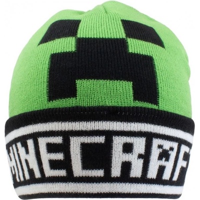 Minecraft Creeper zimní čepice