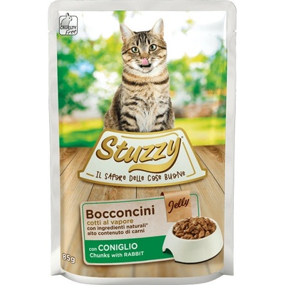 Stuzzy Cat Chunks Králičie kúsky jelly 85 g