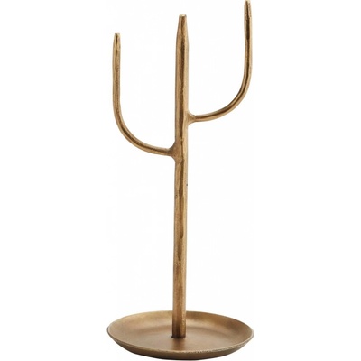 Madam Stoltz kovový stojan na šperky Gold